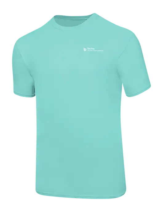 Ring Spun Seafoam 4.5 oz T-Shirt w/Berkley RSS logo