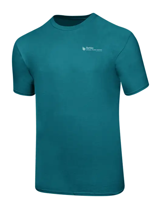 Ring Spun Teal 4.5 oz T-Shirt w/Berkley RSS logo